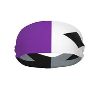 Bandera del Orgullo Demisexual Eleva tu rendimiento con muñequeras de moda: ¡ideal para cualquier actividad!