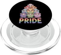 Bandera del Orgullo Gay de ovejas Arco Iris Desfile Mes aliado Cordero apilado PopSockets PopGrip para MagSafe