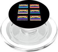 Bandera del Orgullo LGBT Retro 80's 90's Pride Month PopSockets PopGrip para MagSafe