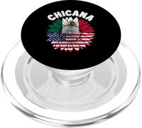 Bandera del Orgullo Mexicano Chicana México Raíces Heritage PopSockets PopGrip para MagSafe