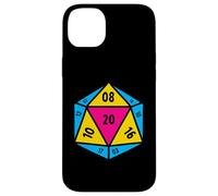Bandera del Orgullo Pansexual D20 Dados polisexuales LGBT género Queer Carcasa para iPhone 14 Plus
