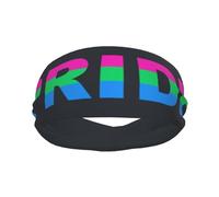 Bandera del Orgullo PoliSexual LGBTQ Eleva tu rendimiento con muñequeras de moda: ¡ideal para cualquier actividad!