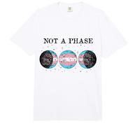 Bandera del Orgullo transgénero Not A Phase Comfort Colors Adult Heavyweight T-Shirt