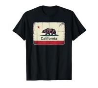 Bandera del oso del estado dorado de California San Francisco Camiseta
