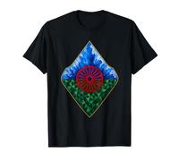 Bandera del Pueblo romaní, Bandera Gitana, geométrica, Patrimonio romaní Camiseta