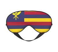 Bandera del Reino de Hawái, cómoda ayuda para dormir, antifaz suave, ajustable, opaca, reversible, descanso nocturno