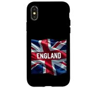 Bandera del Reino Unido Union Jack British England Flag Carcasa para iPhone X/XS