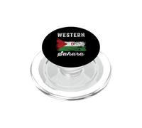 Bandera del Sáhara Occidental Envejecida - Bandera Saharaui PopSockets PopGrip para MagSafe