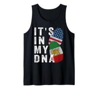 Bandera del Sol del león de Irán, Bandera de Irán, Bandera de Estados Unidos, está en mi ADN Camiseta sin Mangas