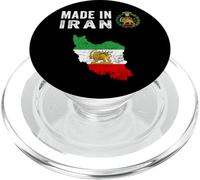Bandera del Sol del león de Irán, Mapa de Irán, Irán, Bandera de Irán, Bandera de Irán PopSockets PopGrip para MagSafe