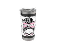 Bandera Demigirl Niña Negra Vaso térmico de acero inoxidable de doble pared