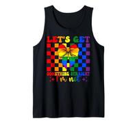 Bandera divertida del orgullo gay Let's Get Something Straight I'm Not Camiseta sin Mangas