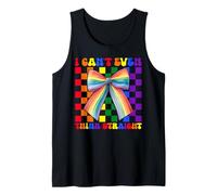Bandera divertida del orgullo gay LGBTQ I Can't Even Think Straight Camiseta sin Mangas