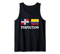 Bandera Dominicana más Colombiana del Patrimonio de la perfección Camiseta sin Mangas