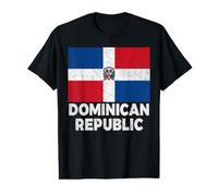 Bandera Dominicana República Dominicana Santo Domingo Cumpleaños Camiseta gráfica económica