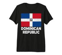Bandera Dominicana República Dominicana Santo Domingo Cumpleaños Camiseta Premium