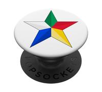 Bandera drusa, Al Muwahhidun, Druze Estrella símbolo Bandera drusa PopSockets PopGrip Adhesivo