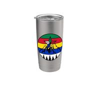Bandera drusa, Al Muwahhidun, Druzen estrella símbolo bandera drusa Vaso térmico de acero inoxidable de doble pared