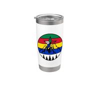 Bandera drusa, Al Muwahhidun, Druzen estrella símbolo bandera drusa Vaso térmico de acero inoxidable de doble pared