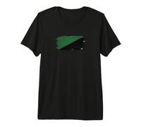 Bandera Eco-anarquista sin Texto Solarpunk Activista Grunge Camiseta Premium
