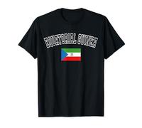 Bandera ecuatorial de Guinea Vintage Retro Heritage Design Camiseta