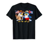 Bandera EE. UU. Cuba Raíces Estadounidense-Cubanas Herencia Camiseta