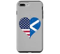 Bandera EE. UU. Escocia para Orgulloso Americano Escocés Carcasa para iPhone 7 Plus/8 Plus