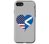 Bandera EE. UU. Escocia para Orgulloso Americano Escocés Carcasa para iPhone SE (2020) / 7 / 8