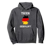 Bandera Envejecida de Alemania Trier Pride Sudadera con Capucha