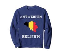 Bandera Envejecida de Bélgica Orgullo de Amberes Sudadera