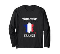 Bandera Envejecida de Francia Toulouse Pride Manga Larga