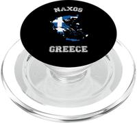 Bandera Envejecida de Grecia Orgullo de Naxos PopSockets PopGrip para MagSafe