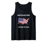 Bandera Envejecida de Nueva York Southampton Pride Camiseta sin Mangas