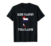 Bandera Envejecida de Tailandia KOH Samui Pride Camiseta