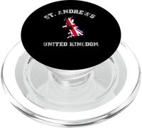 Bandera Envejecida del Reino Unido, Orgullo de San Andrés PopSockets PopGrip para MagSafe