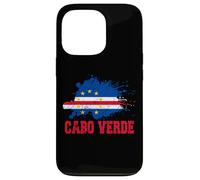 Bandera envejecida Love Cabo Verde Día de la Independencia Carcasa para iPhone 13 Pro