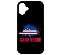 Bandera envejecida Love Cabo Verde Día de la Independencia Carcasa para iPhone 16 Plus