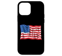 Bandera envejecida retro vintage de Estados Unidos para el Día de los Caídos Carcasa para iPhone 12 mini