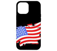Bandera envejecida retro vintage de Estados Unidos para el Día de los Caídos Carcasa para iPhone 12 Pro Max
