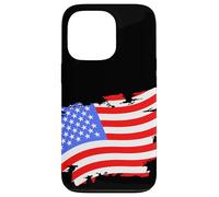 Bandera envejecida retro vintage de Estados Unidos para el Día de los Caídos Carcasa para iPhone 13 Pro