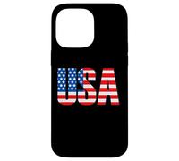 Bandera envejecida retro vintage de Estados Unidos para el Día de los Caídos Carcasa para iPhone 14 Pro Max