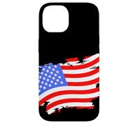 Bandera envejecida retro vintage de Estados Unidos para el Día de los Caídos Carcasa para iPhone 14