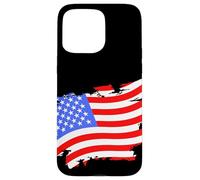 Bandera envejecida retro vintage de Estados Unidos para el Día de los Caídos Carcasa para iPhone 15 Pro Max