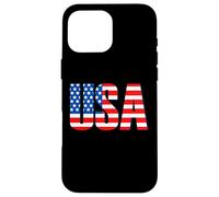 Bandera envejecida retro vintage de Estados Unidos para el Día de los Caídos Carcasa para iPhone 16 Pro Max