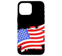 Bandera envejecida retro vintage de Estados Unidos para el Día de los Caídos Carcasa para iPhone 16 Pro Max