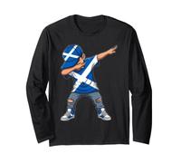 Bandera Escocesa Dab Boy Scotland Pride Design Manga Larga