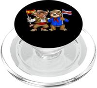 Bandera España Costa Rica Raíces Español-Costarricenses PopSockets PopGrip para MagSafe