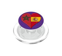 Bandera España Marruecos Aficionados Marroquíes Españoles PopSockets PopGrip para MagSafe