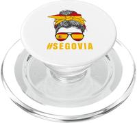 Bandera España Señora España Segovia PopSockets PopGrip para MagSafe