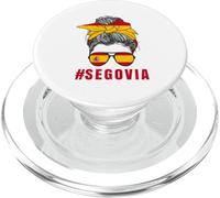 Bandera España Señora España Segovia PopSockets PopGrip para MagSafe